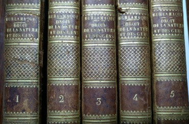 PRINCIPES DU DROIT DE LA NATURE ET DES GENS - 5 TOMOS