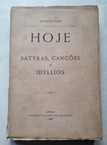 HOJE SATYRAS, CANÇÕES E IDYLLIOS 