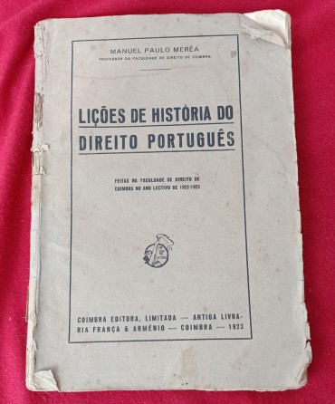 Lições de História do Direito Português 