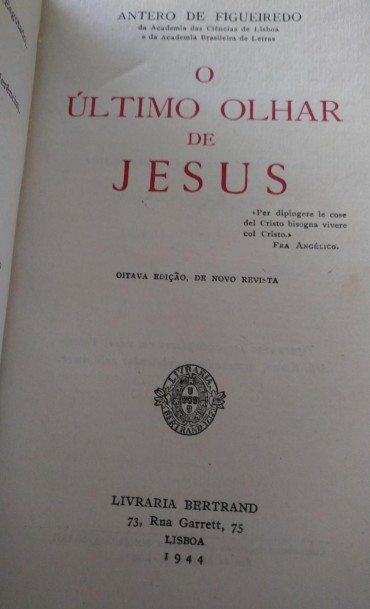 O ULTIMO OLHAR DE JESUS