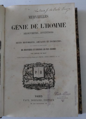 MERVEILLES DU GENIE DE L'HOMME