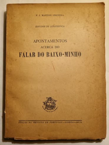 APONTAMENTOS ACERCA DO FALAR DO BAIXO-MINHO 