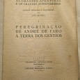 PEREGRINAÇÃO DE ANDRÉ FARO À TERRA DOS GENTIOS