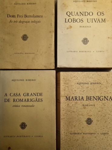AQUILINO RIBEIRO PRIMEIRAS EDIÇÕES 