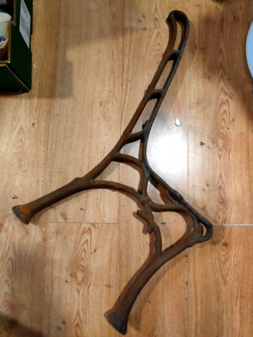 Bases de banco de jardim 