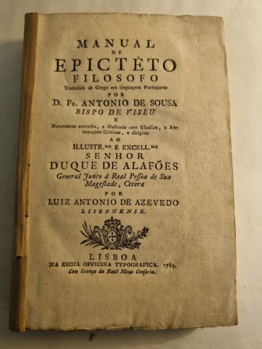 MANUAL DE EPICTÉTO FILOSOFO