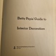 BETTY PEPIS´GUIDE TO INTERIOR DECORATION 
