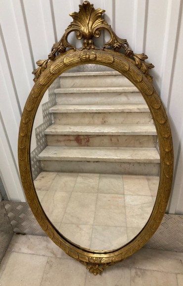 Espelho oval 