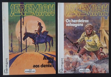 Dois álbuns BD “Jeremiah” (desenhos de Hermann)