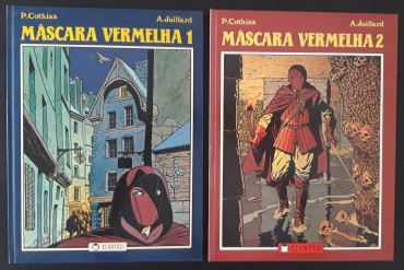 Dois álbuns BD “Mácara Vermelha” (desenhos de Juillard)