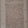 Manuscrito do Ano de 1839 Assinado ( 14 páginas cosidas)