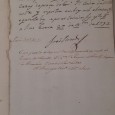 Dois Manuscritos de uma (1) Folha cada Ano de 1792/93