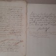 Dois Manuscritos de uma (1) Folha cada Ano de 1792/93