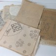 Lote de moldes para bordados 