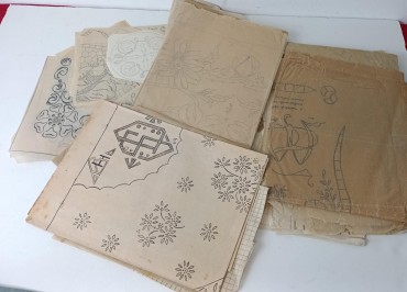 Lote de moldes para bordados 