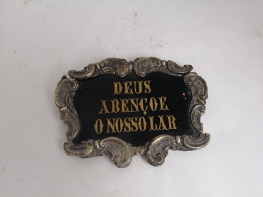 Placa de suspensão - Deus Abençoe o Nosso Lar