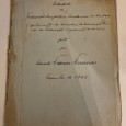 MANUSCRITO DO PROJECTO DE ESTATUTO DA FEDERAÇÃO DESPORRTIVA ACADEMICA DE LISBOA