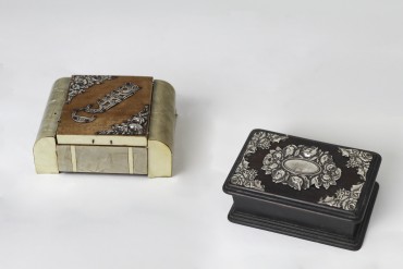Caixa e caixa de cigarros 