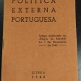 POLITICA EXTERNA PORTUGUESA