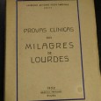 PROVAS CLINICAS DOS MILAGRES DE LOURDES