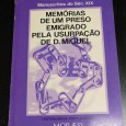 MEMORIAS DE UM PRESO EMIGRADO PELA USURPAÇÃO DE D.MIGUEL
