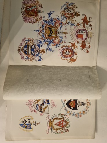 ARMORIAL WORCESTER PORCELAIN OF THE FIRST PERIOD