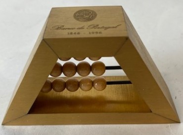 Contador feito para as comemorações 150 anos Banco de Portugal 