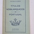 TITULOS NOBILIÁRQUICOS EM PORTUGAL 