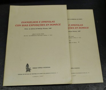 EVANGELHOS E ESPISTOLAS CON SVAS EXPOSIÇÕES EN ROMÃCE - 2 VOLUMES