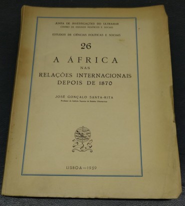 ÁFRICA NAS RELAÇÕES INTERNACIONAIS DEPOIS DE 1870