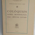 COLÓQUIOS SOBRE METODOLOGIA DAS CIÊNCIAS SOCIAIS 