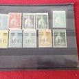 1 carteira com selos com charneira 
