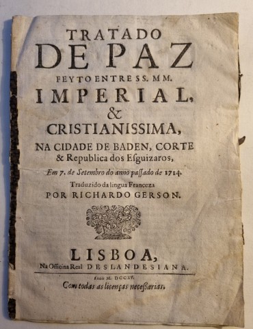 TRATADO DE PAZ – 1710