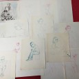 Lote de desenhos diversos 