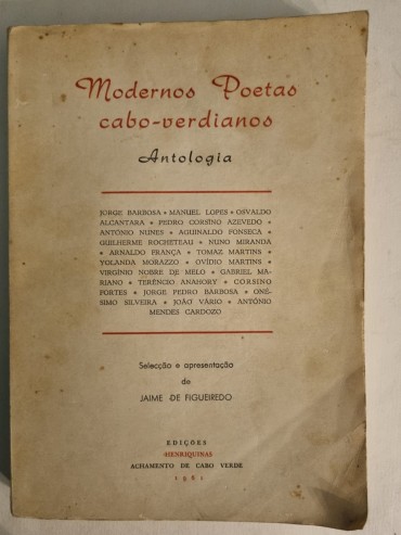 MODERNOS POETAS CABO-VERDEANOS ANTOLOGIA 