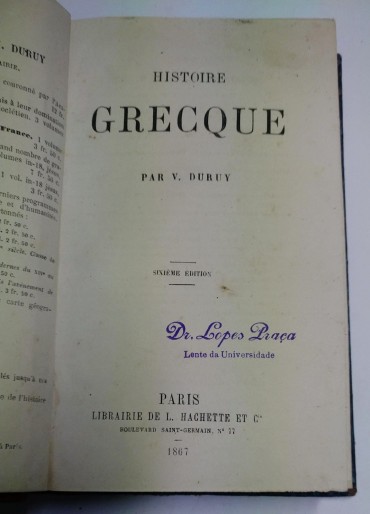 HISTOIRE GRECQUE