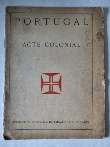 PORTUGAL ACTE COLONIAL 
