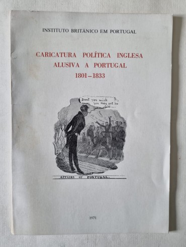 CARICATURA POLÍTICA INGLESA ALUSIVA A PORTUGAL 1801-1833