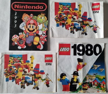 CATÁLOGOS LEGO E NINTENDO