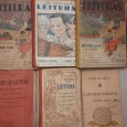 6 (Seis) Livros escolares de Leitura Antigos