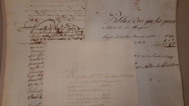 Manuscritos Interessantes de várias contas do Marquês