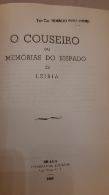 O Couseiro ou Obras do Bispado de Leiria