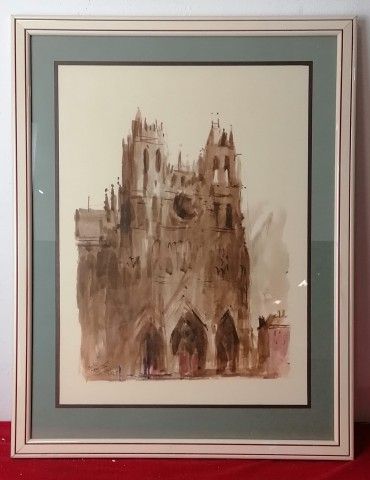 «Catedral de Amiens - França» - CARLOS CARNEIRO (1909-1971)