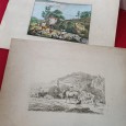 Dois conjuntos de litografias - JOHANN CRISTIAN KLENGEL (1751-1824)