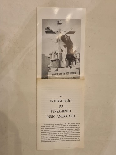 A INTERRUPÇÃO DO PENSAMENTO ÍNDIO AMERICANO
