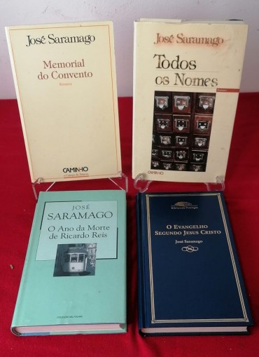 Lote de 4 livros de José Saramago 