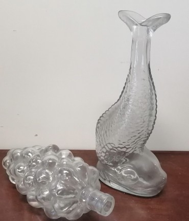 Duas garrafas de licor