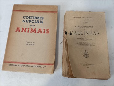 «A creação industrial das gallinhas» e «Costumes nupciais dos animais» 