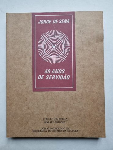 JORGE DE SENA – Primeira edição