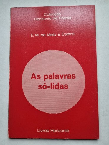 E. M. de Melo e Castro – PRIMEIRA EDIÇÃO